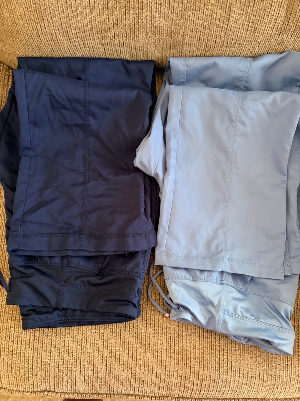 Grey's Anatomy Women's Navy and Light Blue Scrub Pants Duo - Picture 2 of 3